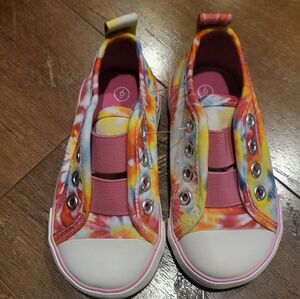 Like New Tie-Dye Kids Toddler Slip On Sneakers.  Size 6